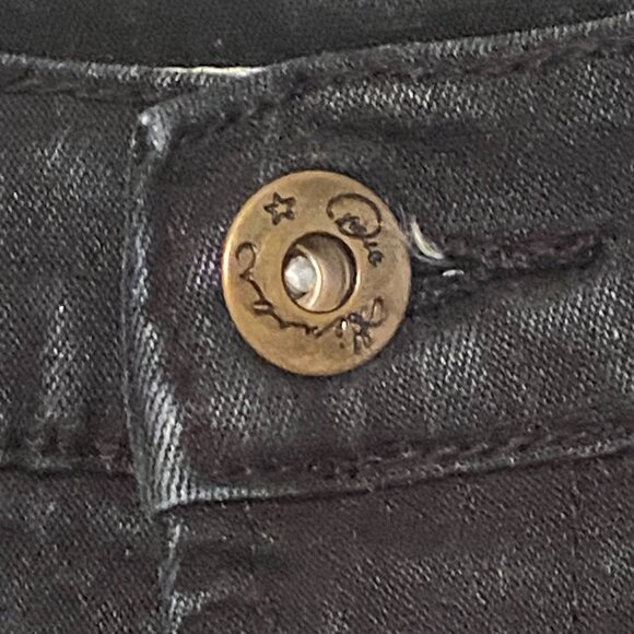 DG2 by Diane Gilman Black Denim Jeans Stretch 5 Pockets Women's Size (10) - Picture 4 of 7